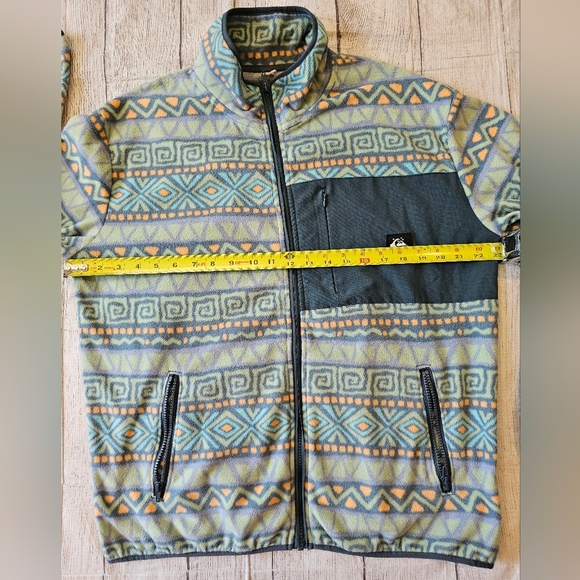 Quiksilver Women's •Size Large• Heritage Full Zip Fleece w/ Pockets Aztec Print - Picture 8 of 8